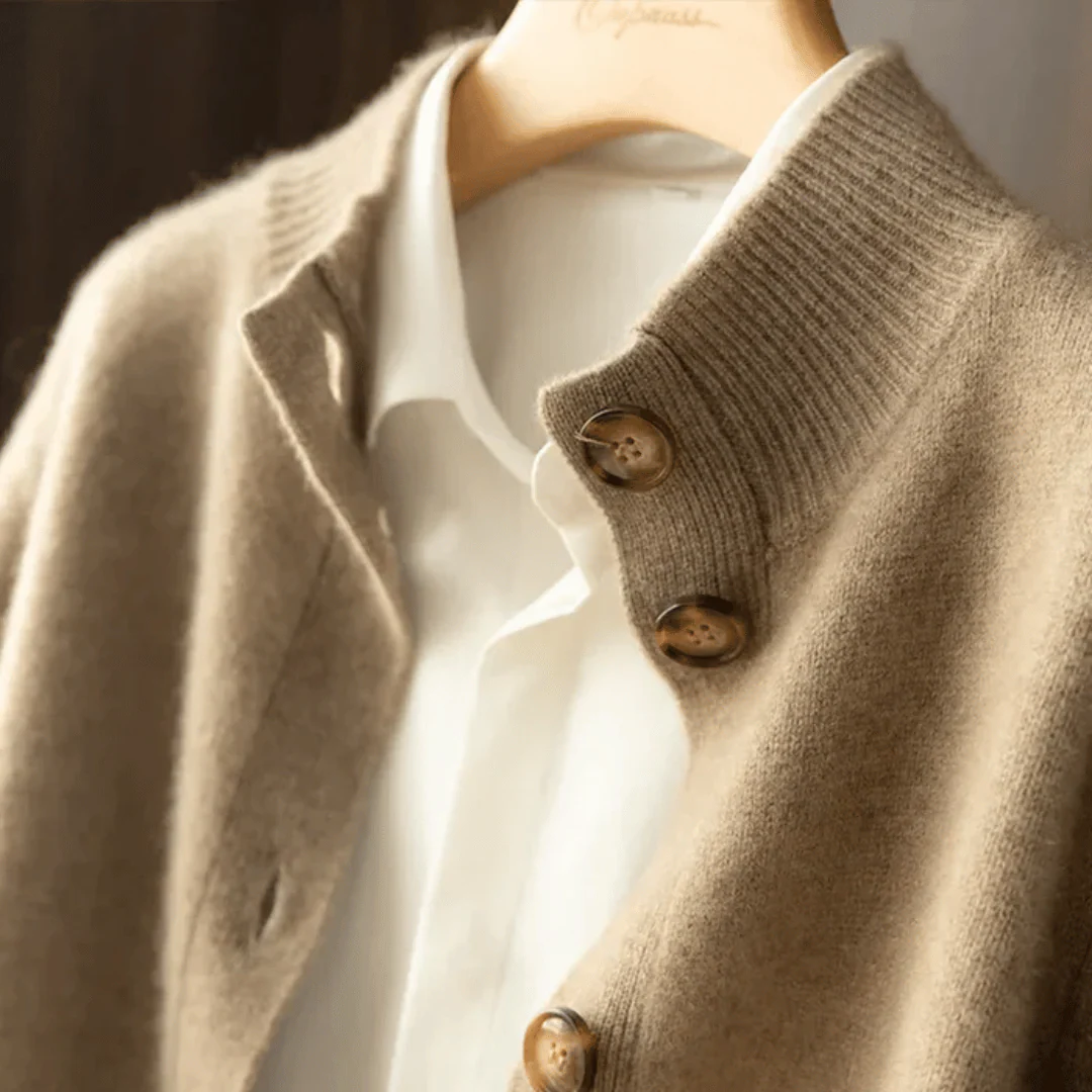 Camille Luxe Knit Button Cardigan - Image 7