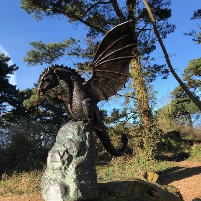 Fire-Breathing Dragon Garden Water Fountain - Image 3