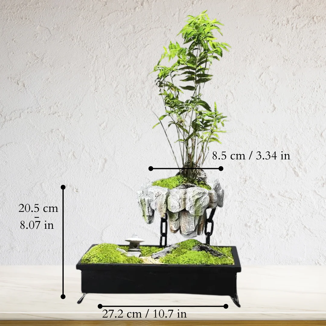 Floating Stone Planter with Magnetic Base - Image 6