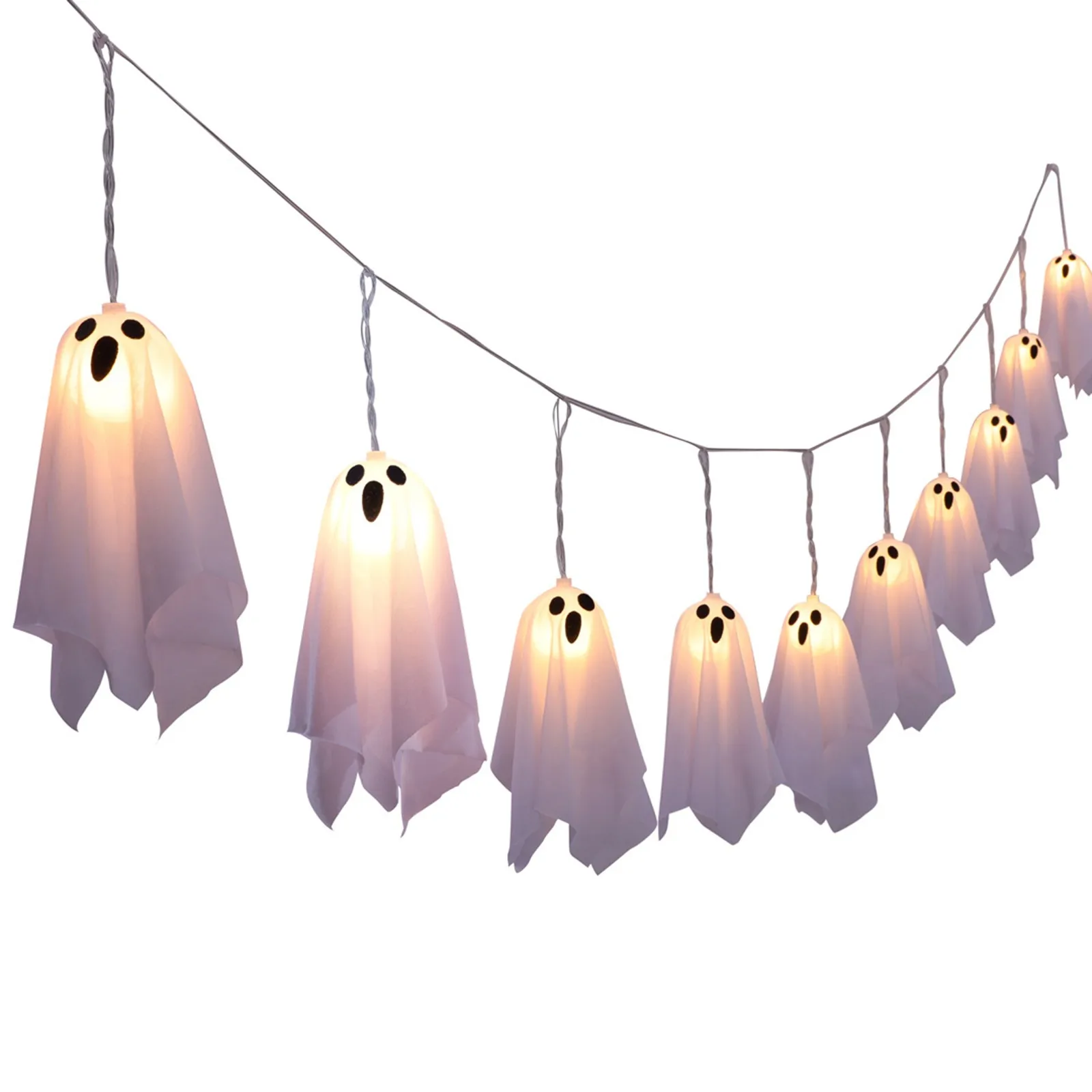 Ghost LED String Lights – 8 Mode Waterproof Hanging Garland - Image 8